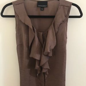 Cynthia Rowley Mocha Top